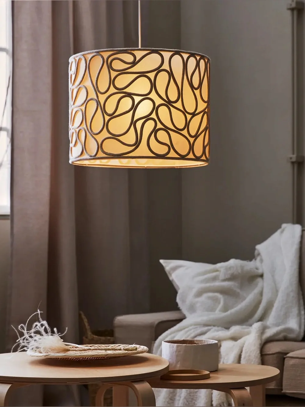 VINGMAST IKEA Rope Pattern Lampshade
